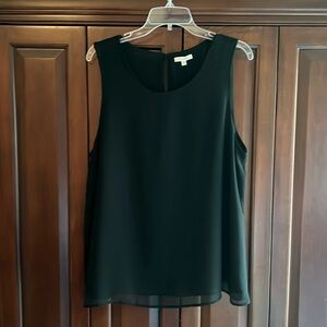 Black flowy versatile top